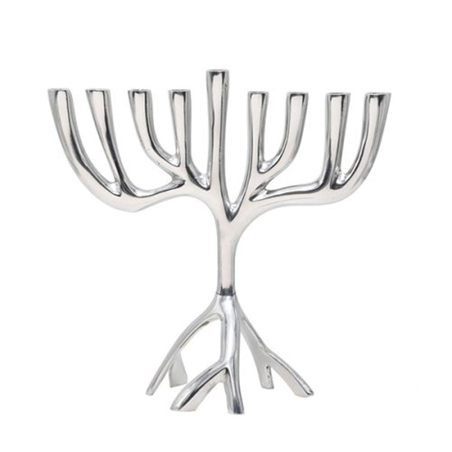 Tree of Life Menorah - Petroff Gallery - Judaica