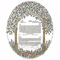 Trees of the Forest Ketubah - Petroff Gallery