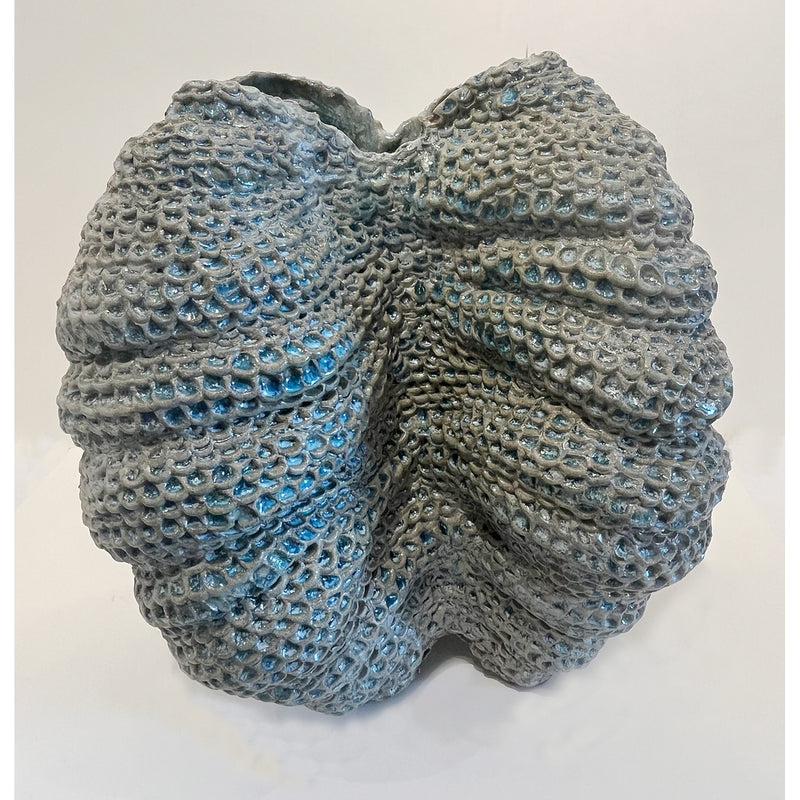 Turquoise Coil Form 15.5"x13"x13"