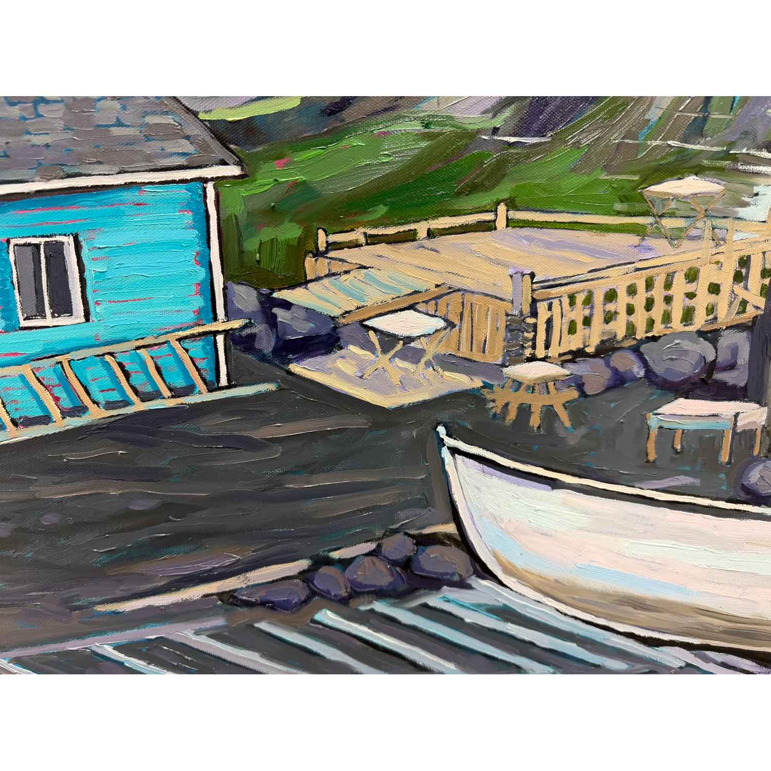 Twillingate at Dusk 30" x 40" - Petroff Gallery - Painting