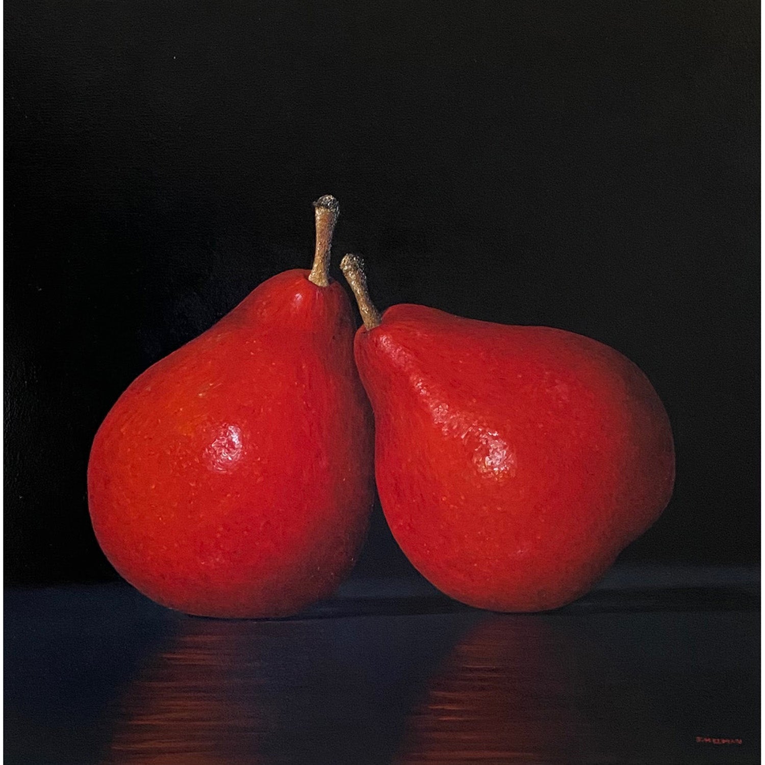 Two Become One 20" x 20" Petroff Gallery 