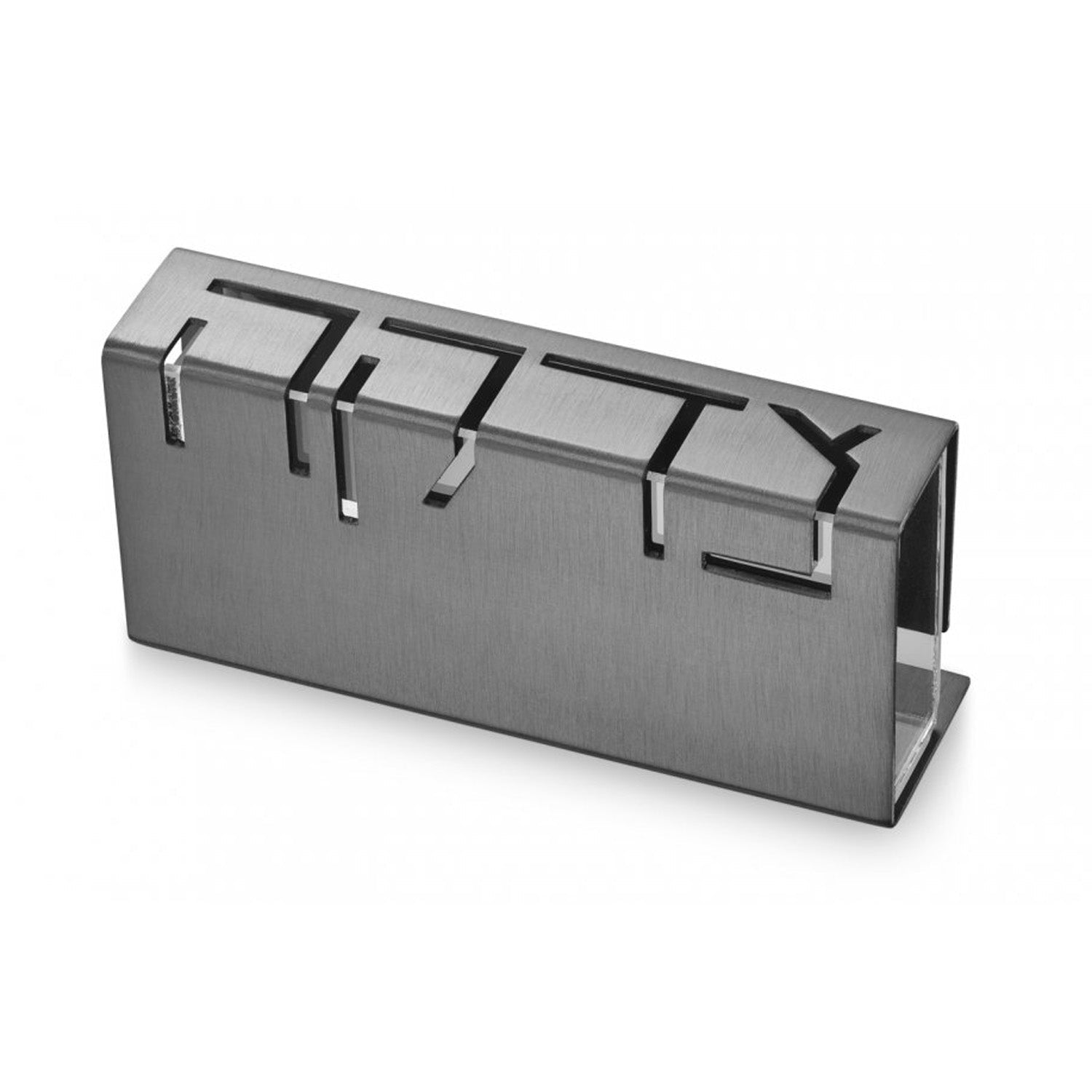 Tzedakah Box - Grey - Petroff Gallery - Judaica