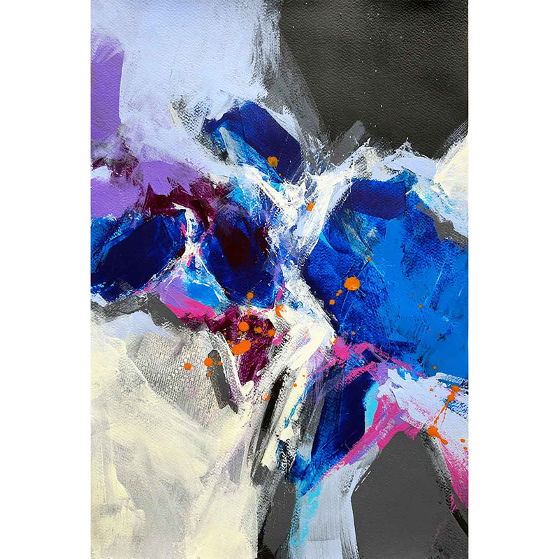 Unlocking the Night #2 21.5" x 14.5" - Petroff Gallery - Painting