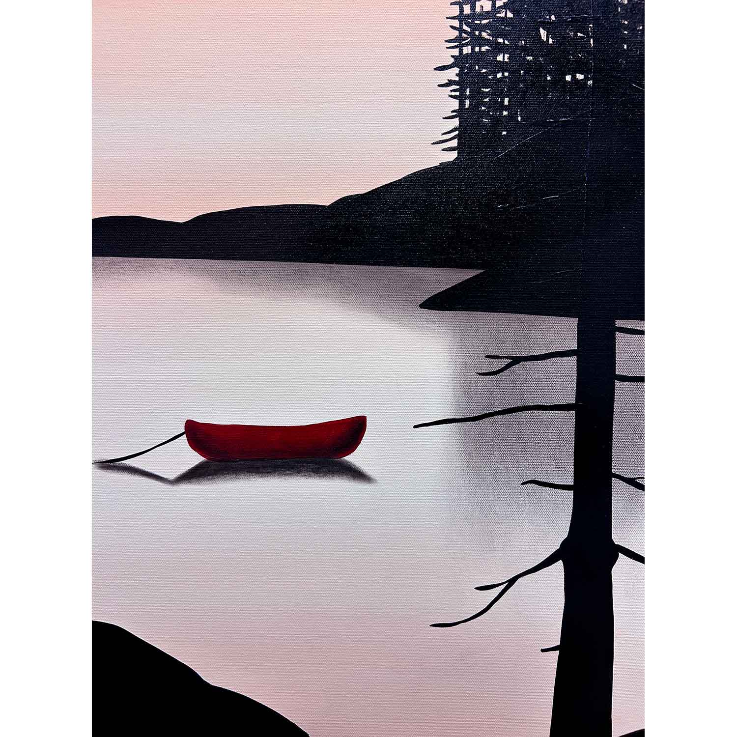 Untill Next Time 36" x 18" - Petroff Gallery - Painting -closeup3
