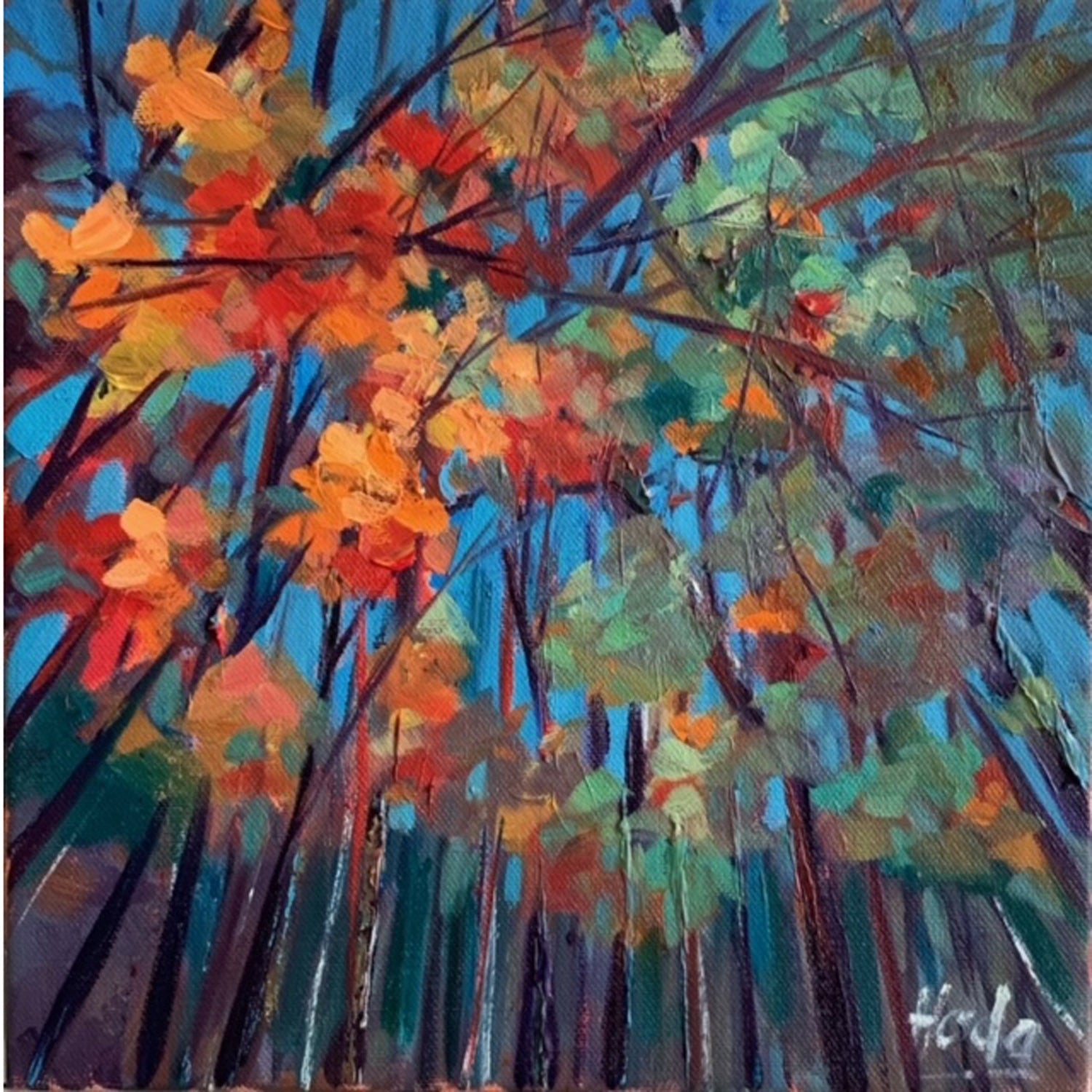Upward View 10" x 10" Petroff Gallery 