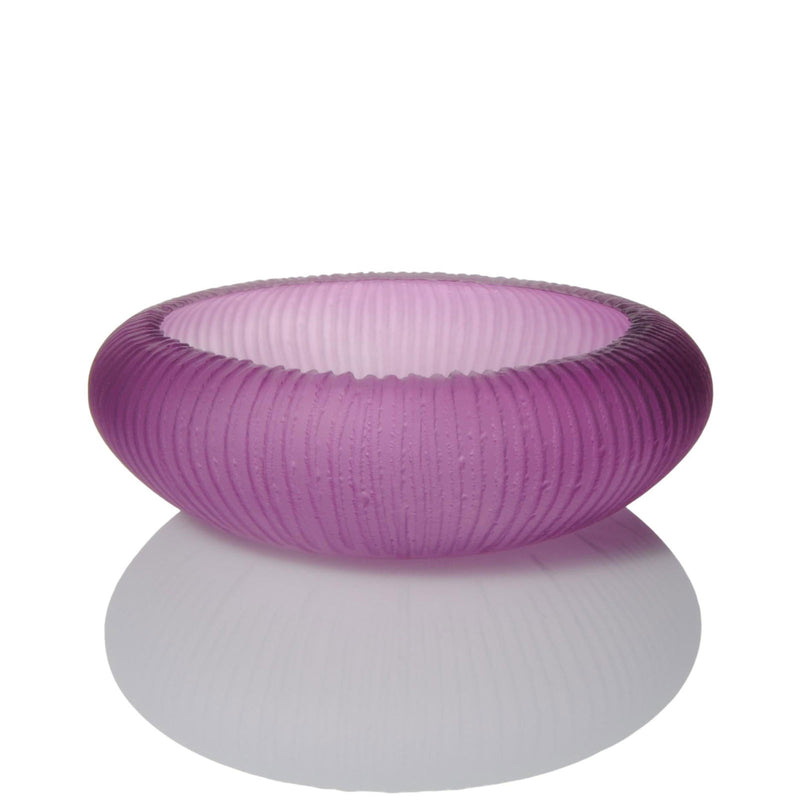 Violet Saw Carved Bowl 8" Petroff Gallery 