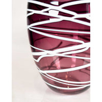 Red Amethyst Vase - Petroff Gallery - Glass Art