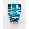Teal Vase - Petroff Gallery - Glass Art