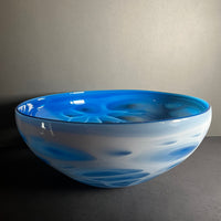 Aquamarine Bowl - Petroff Gallery - Glass art