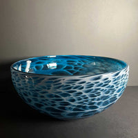 Sea Green Bowl - PEtroff Gallery - Glass art