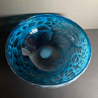 Sea Green Bowl - PEtroff Gallery - Glass art