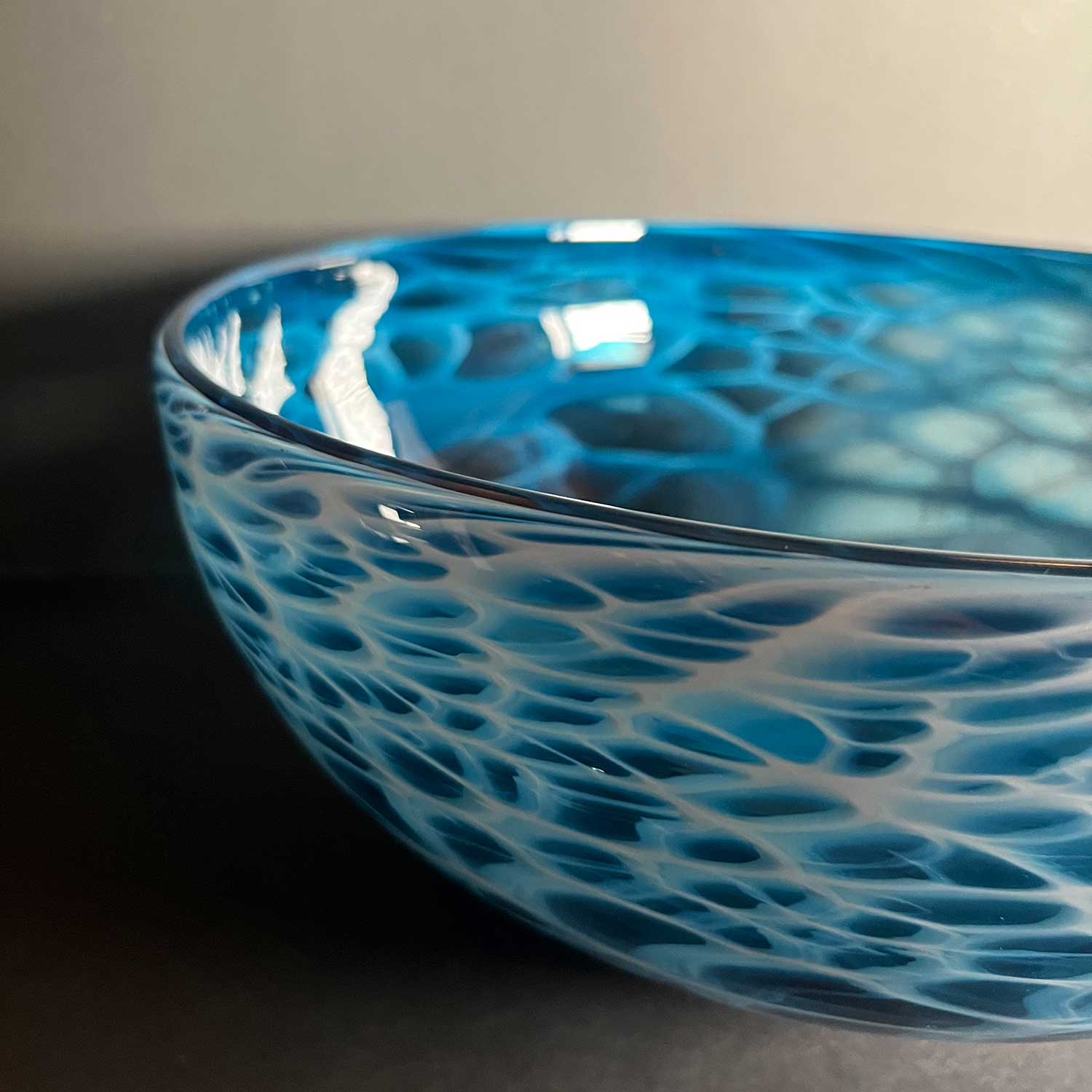 Sea green bowl - Petroff Gallery - Glass art
