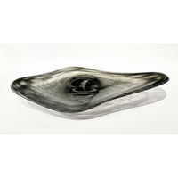 Neutal Grey Manta - Petroff Gallery - Glass Art