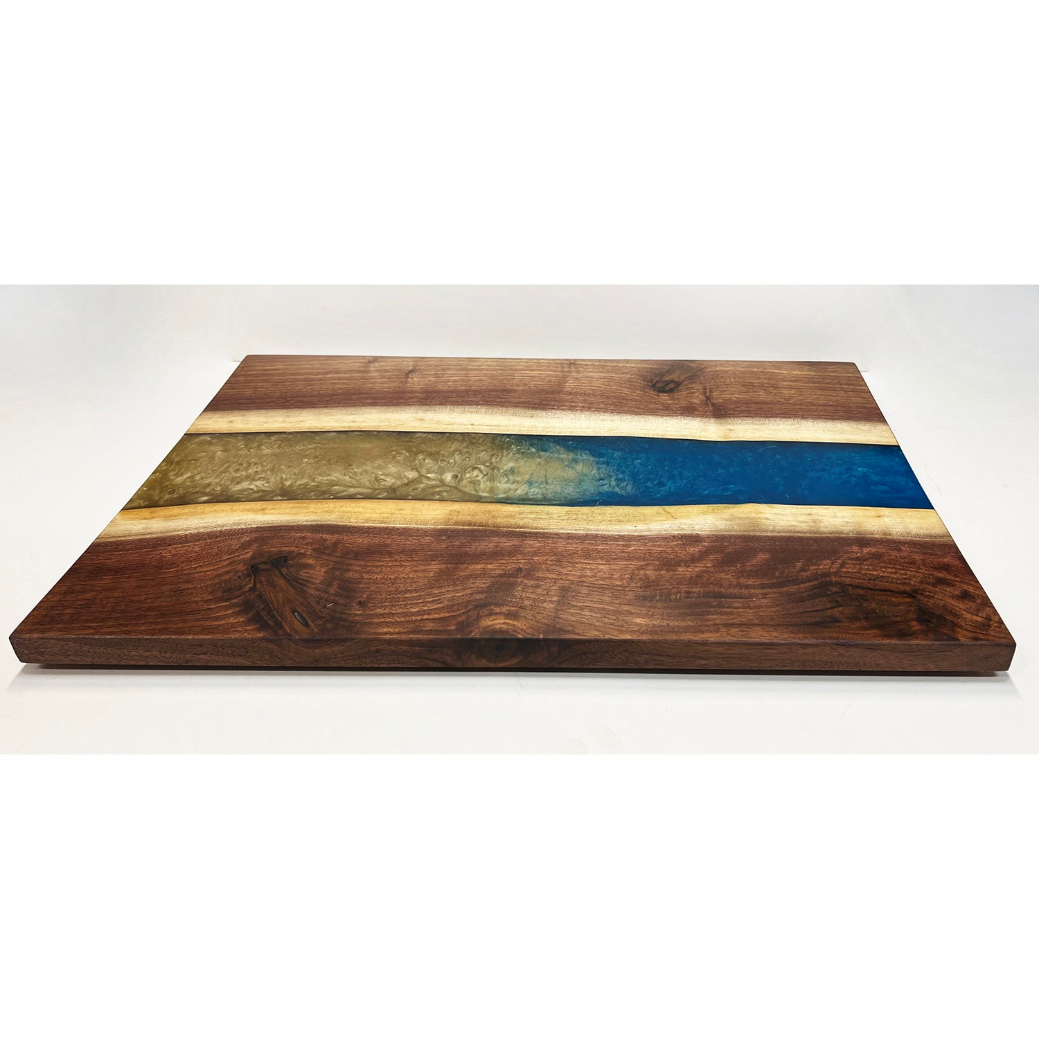 Ron Walmer - 2 tone board blue and gold