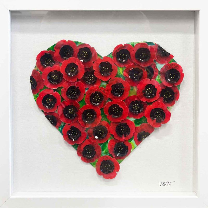 Lest We Forget 12" x 12" - Petroff Gallery - Mixed Media