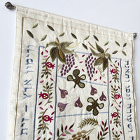 Wall Hanging Embroidery 7 Species