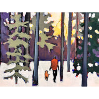 Walking Forest 20" x 12" - Petroff Gallery - Painting