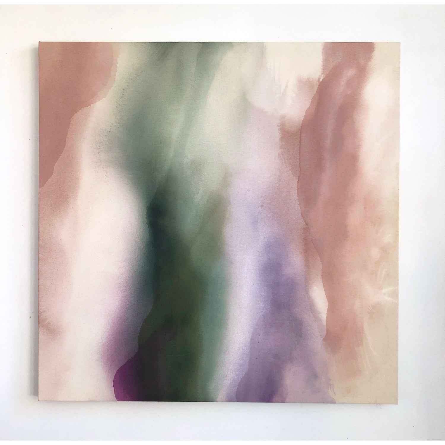 Wavelengths 46" x 46" Framed - Petroff Gallery - Paintings