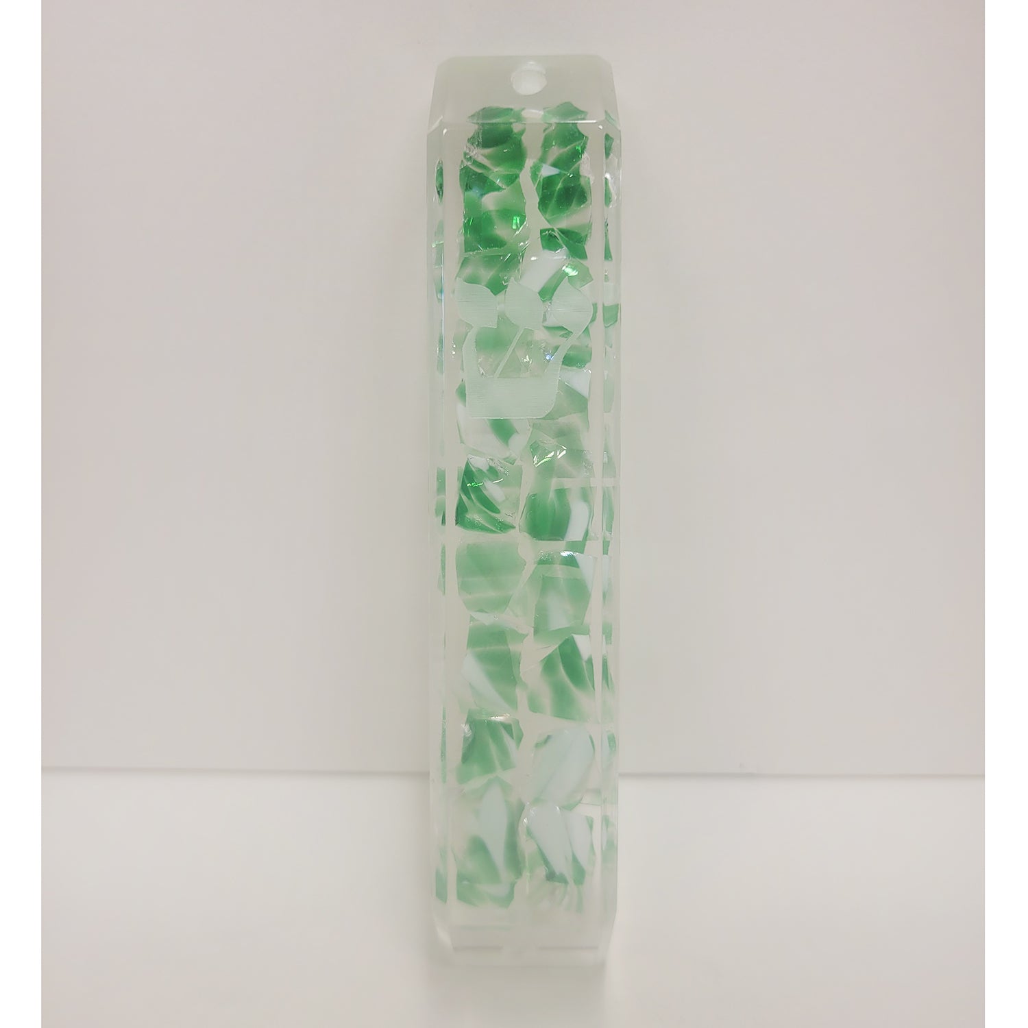 Wedding Glass Mezuzah - Petroff Gallery