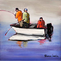 Weekend Fish 12" x 12" - Petroff Gallery - Painting