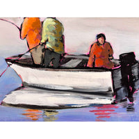 Weekend Fish 12" x 12" - Petroff Gallery - Painting