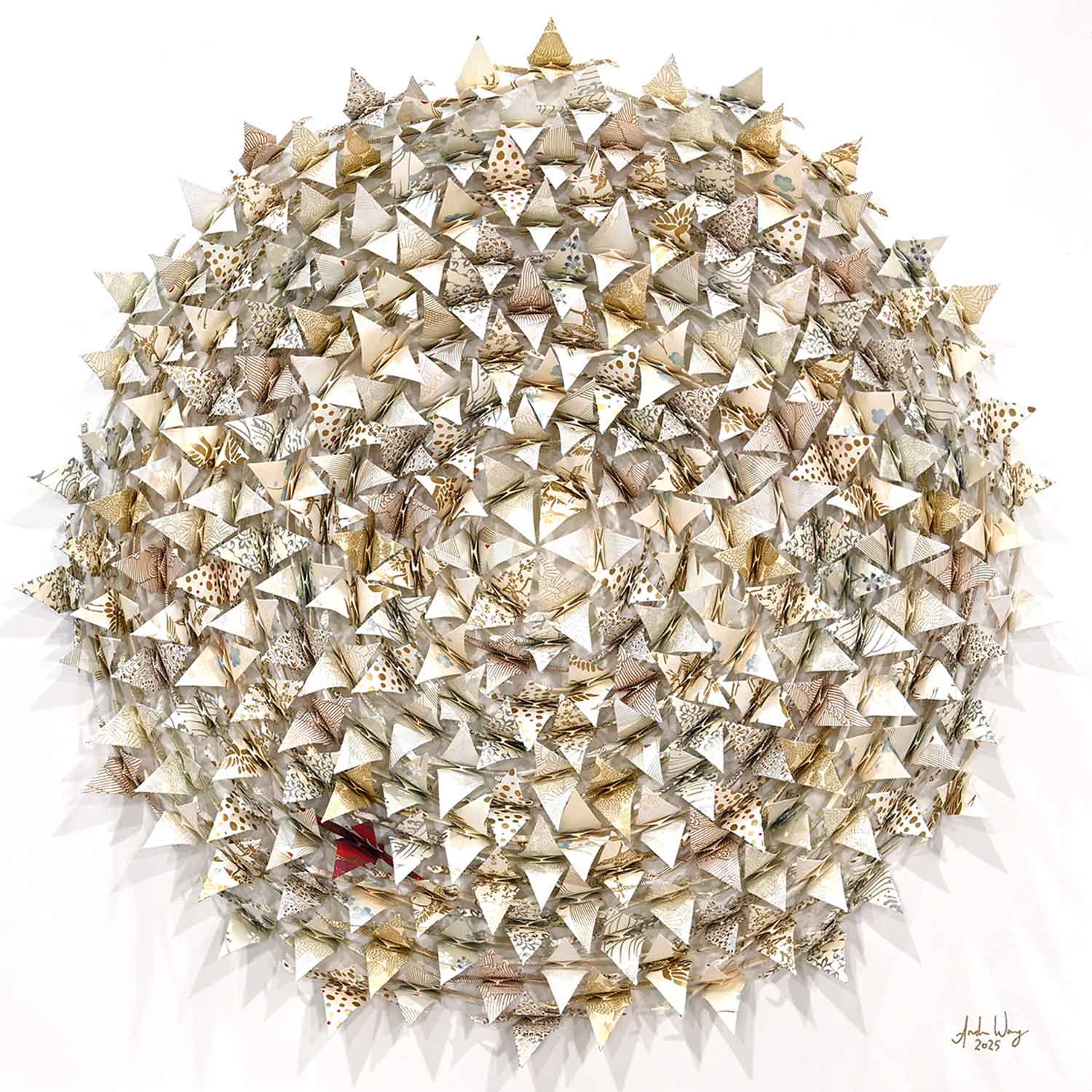 Wheel of Life 24" x 24" - Petroff Gallery - Mixed Media Art