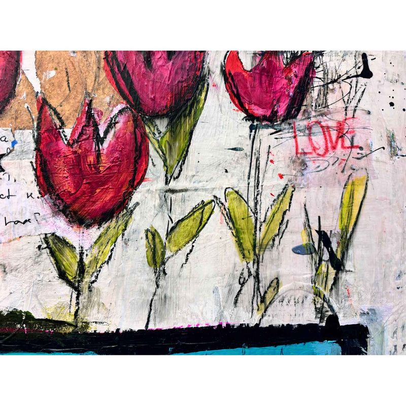 When Love Blooms 24" x 24" - Petroff Gallery - Painting