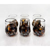 Mini Twisty Cup Whiskey Noir Set - Petroff Gallery - Glass Art