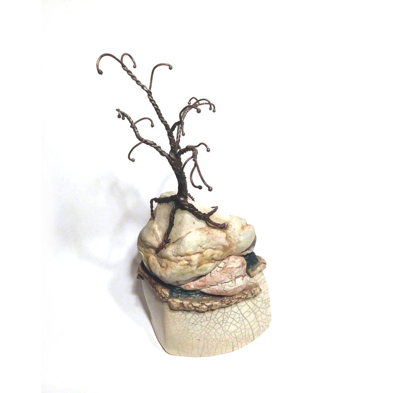 White Mountain Jar 1 Tree Petroff Gallery 