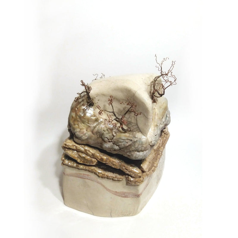White Mountain Jar 5 Trees Petroff Gallery 