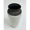 White Raku Medium Vase Petroff Gallery 