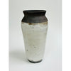 White Raku Medium Vase Petroff Gallery 