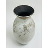 White Raku Vase 14 x 6x 6 Petroff Gallery 