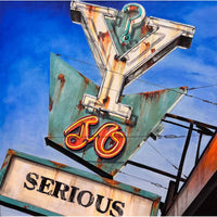 Why So Serious 30" x 30" - Petroff Gallery - Painting