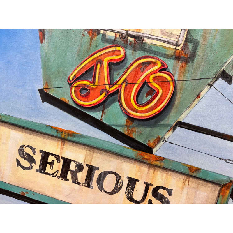 Why So Serious 30" x 30" - Petroff Gallery - Painting