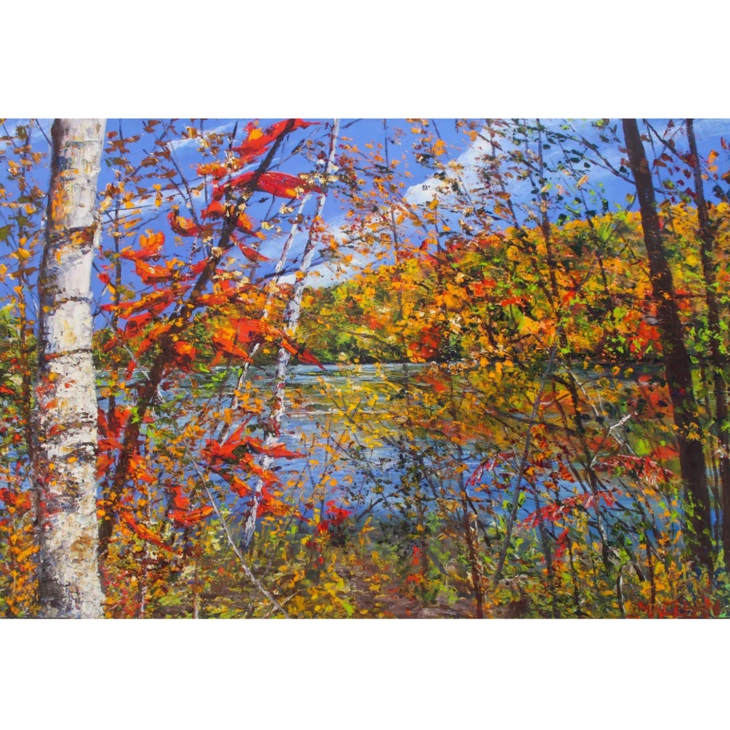 Window to the Lake 24" x 36" Petroff Gallery 