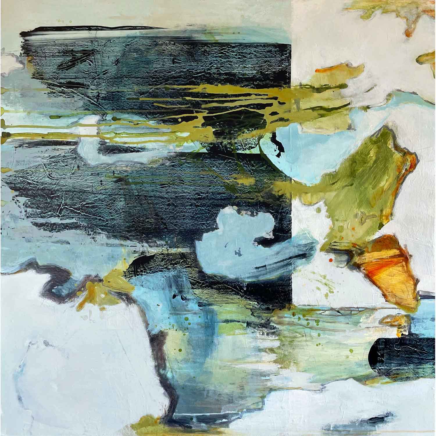 World Wonders 48" x 48" - Petroff Gallery - Painting