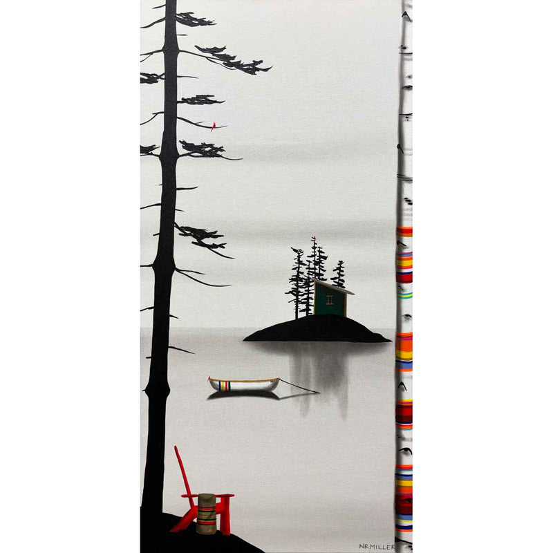 Wrapped in Memores 36" x 18" - Petroff Gallery - Painting