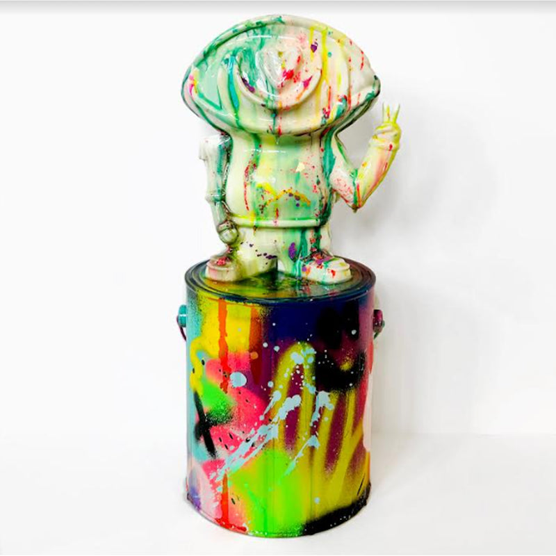 Chris Solcz - Xeno Paint Can - Variant 1, 16.5" x 6" x 6"