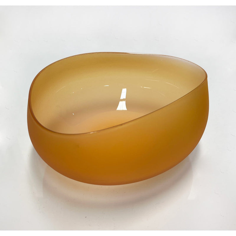 Yellow Aurora Topography Bowl Petroff Gallery 