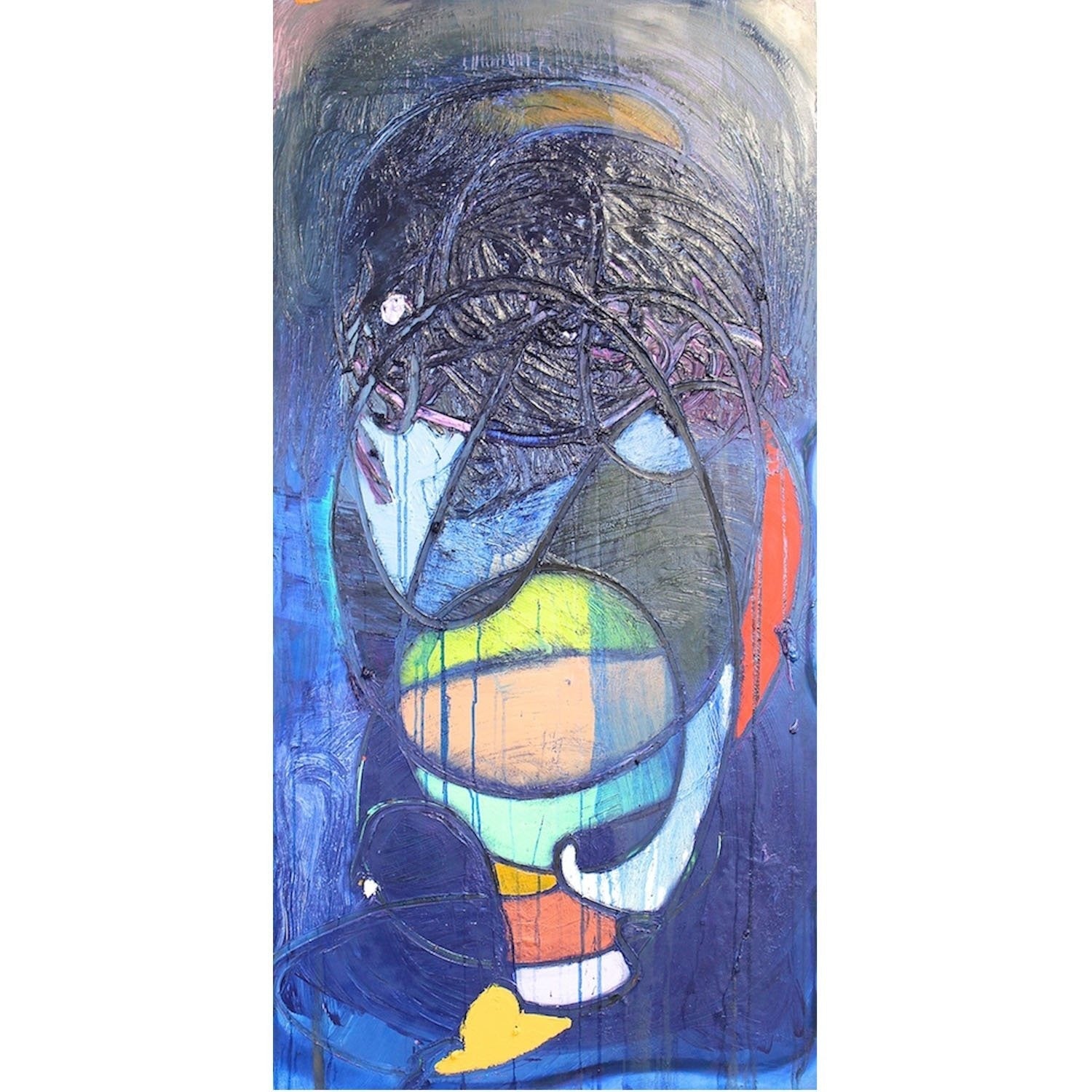 Yellow Hat 60" X 30" Petroff Gallery 