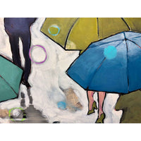 Yesterday's News 36" x 60" - Petroff Gallery - Painting