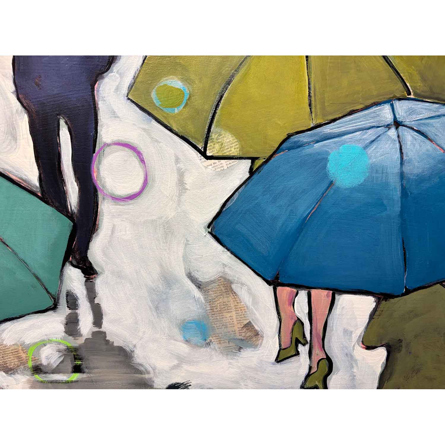 Yesterday's News 36" x 60" - Petroff Gallery - Painting