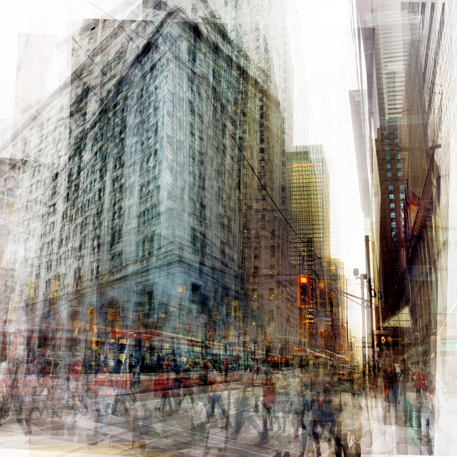 Yonge @ King  33" x 33" Petroff Gallery 