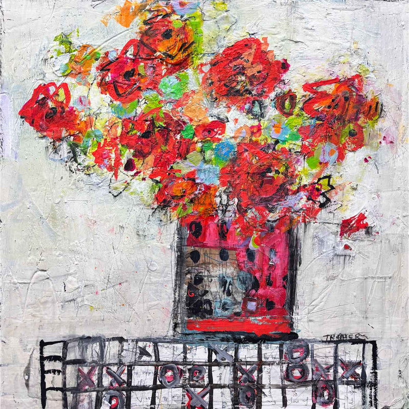 You Always Make Me Smile 24" x 24" - Petroff Gallery - Painting