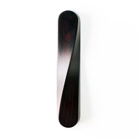 Twist Mezuzah African Blackwood - Petroff Gallery - Judaica