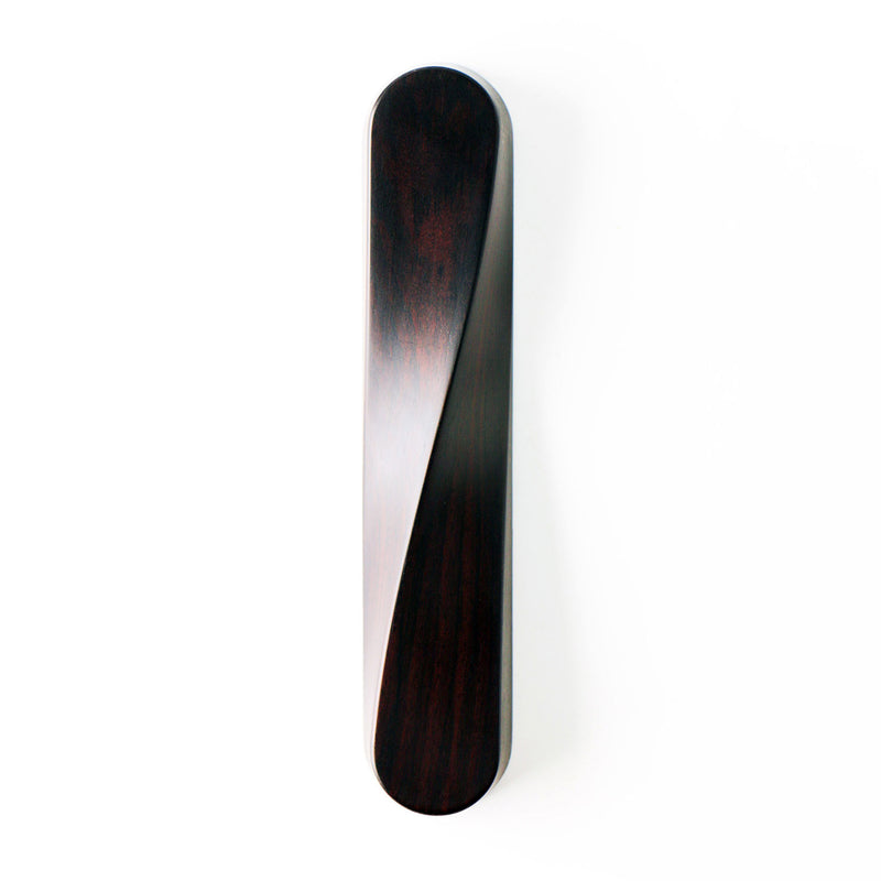 Twist Mezuzah African Blackwood - Petroff Gallery - Judaica