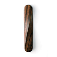 Twist Mezuzah Macassar Ebony Wood - Petroff Gallery - Judaica