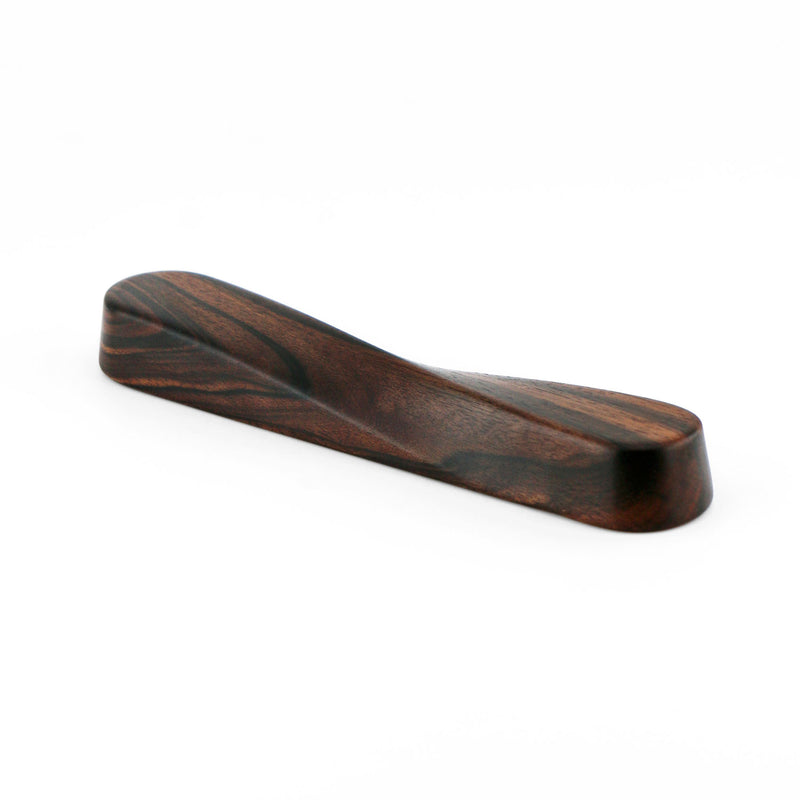 Twist Mezuzah Macassar Ebony Wood - Petroff Gallery - Judaica