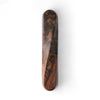 Twist Mezuzah Figured Walnut Wood 1 - Petroff Gallery - Judaica